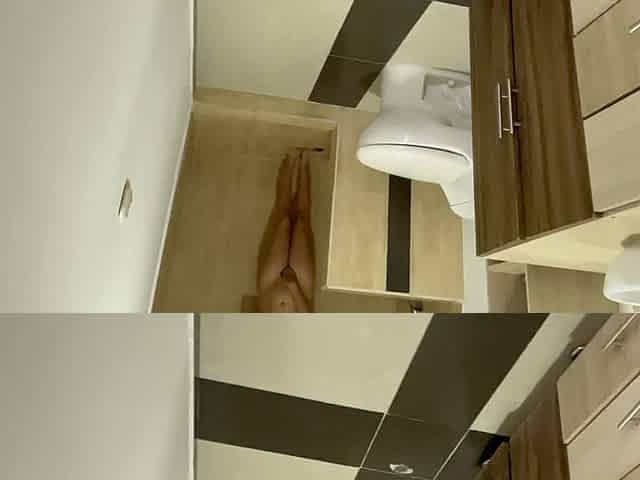 I Watch My Rich Latina Stepsister Shower Until She Ends up Very Horny and Asks Me to Shove My Rich, Hard Cock Into Her Tight Ass