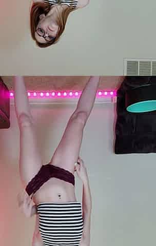 Amateur homemade teen facial after a great jerk