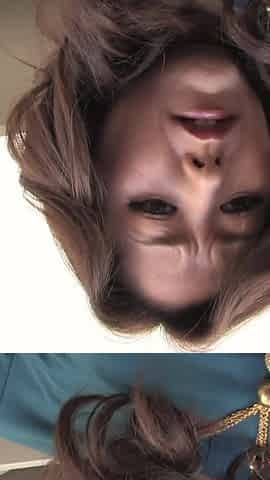 She Smeared Her Pretty Face with and Showered Her Wet with a Little