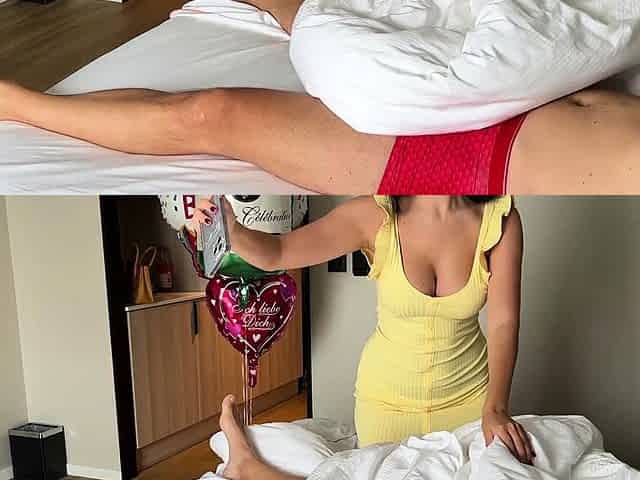 best Birthday starts with perfect morning blowjob
