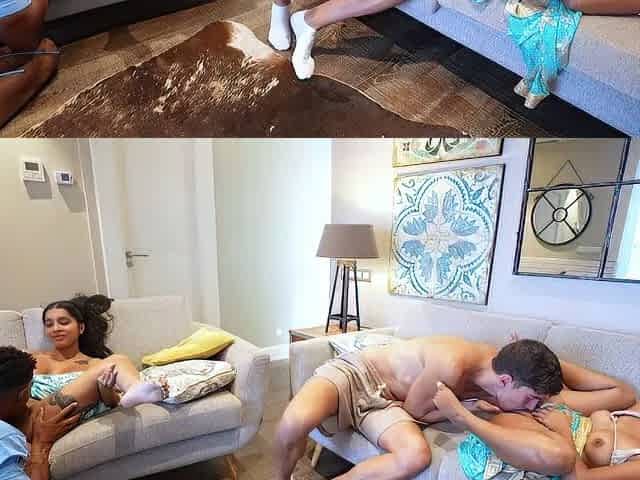 - with Jesus and Brady Bud Interracial Foursome with Two