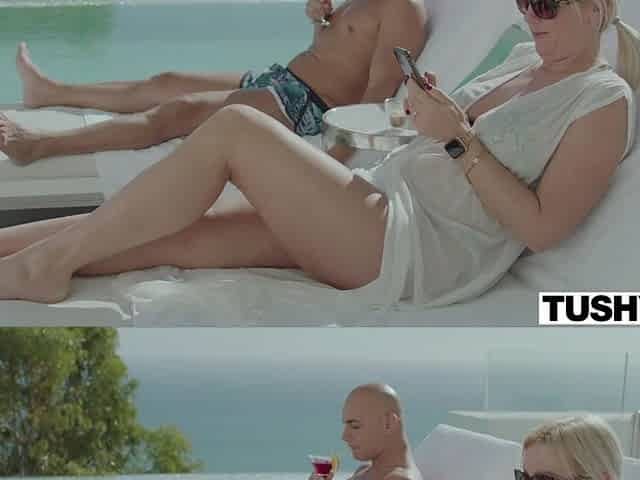 TUSHY Stunning Stefany has passionate anal with sister's bf