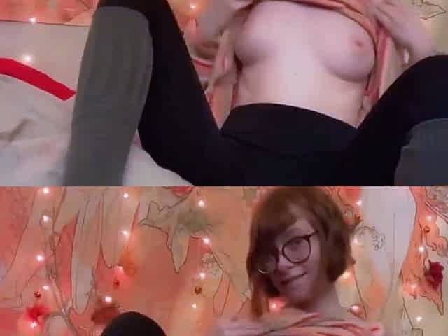 Short-Haired Amateur Spanks Her Big Ass In A Thong!