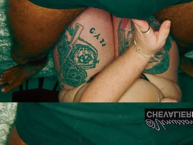 BBW Stepmommy Worships My Black Balls