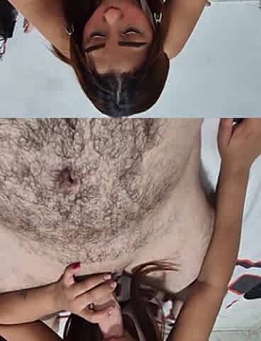 My girlfriend loves me to bang her out of a cock rubber and cum inside her.