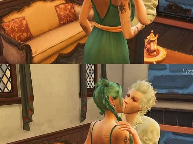 Astarion and Tav can't get sufficiently of eachother - sims 4 - CG animation - Baldure's gate III