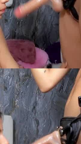 Pleasure Alone: Lesbians Rubbing Clit to Orgasm