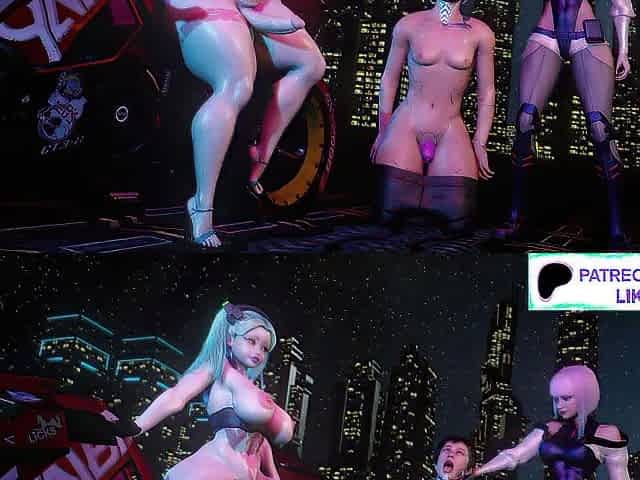 FUTA REBECCA DOMINATE WORTHWHILE HUNK CYBERPUNK ANIME
