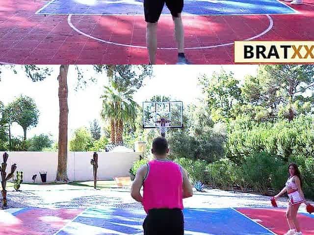Betting on Basketball Turns into Coarse Screw for Loser Cheerleader