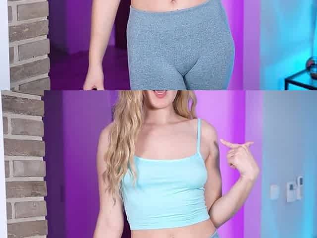 Bratty floozy moist her panties for ur dick