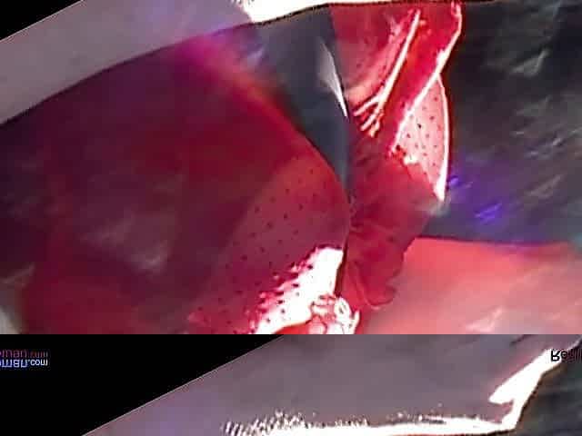 Amateur mother I'd like to fuck Braless wearing her Sheer Red SEXY Top all around City