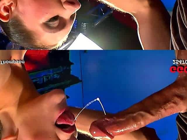 Brawny honey in German sperm angels bukkake group sex John Thompson