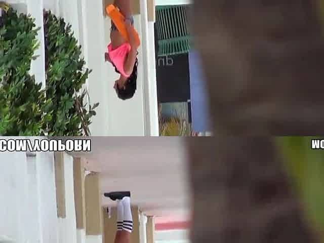 Beautiful Skater chick is picked up in public and pounded hard