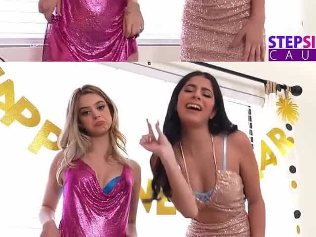 To Stepbro,: You Can Fuck Us, But Then Were Going To Get Some Real Dick! - Molly Little And Angel Gostosa