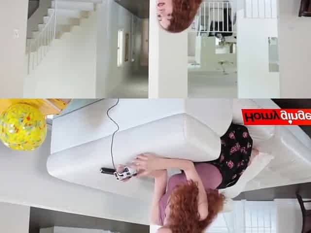Horny Young Ginger Plays Some Videos Games - Abbey Rain