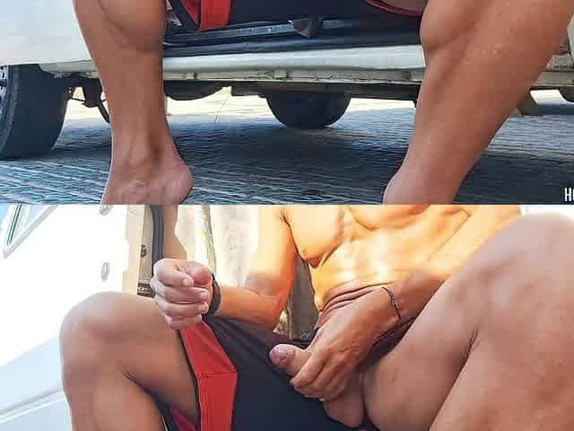 Caught stroking in beach - Turns me on to touch my schlong with people passing by - Hotsportfitboy