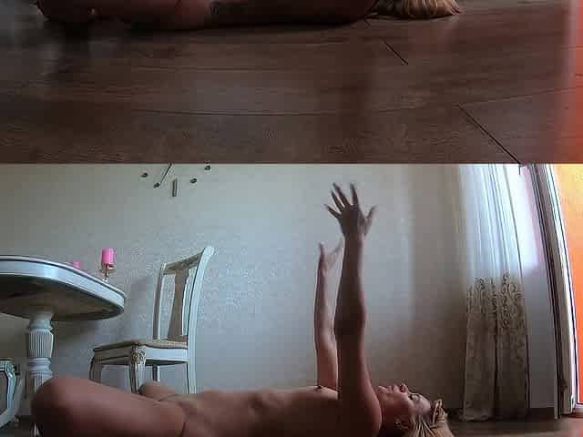 Tiny breasts and taut butt twist in unfathomable breathless positions