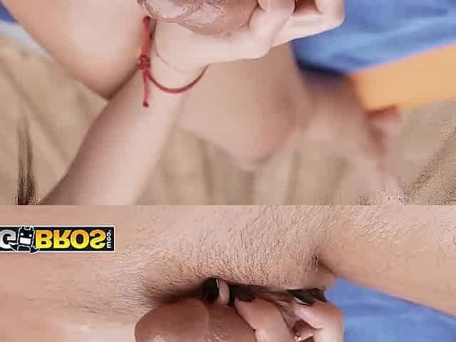 BANGBROS - Curious Delilah Dagger Suggests Her Stepdad An Oily Massage And Enjoys His Rod In Wild Poses