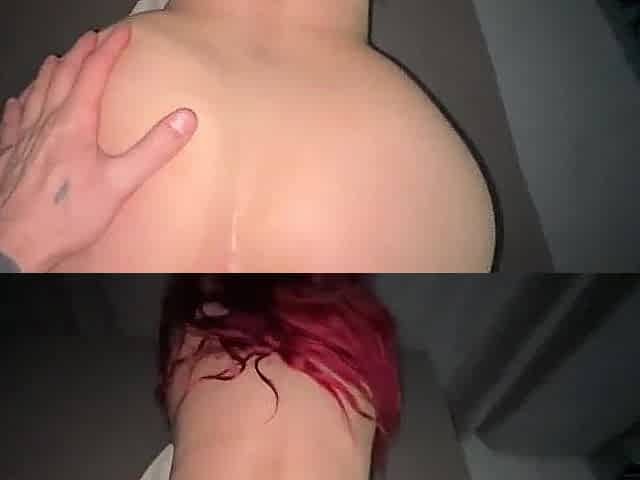 Real sounds of a creamy butt brought to a creampie