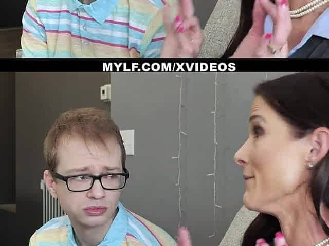 Hawt GILF spends weekend with step grandson