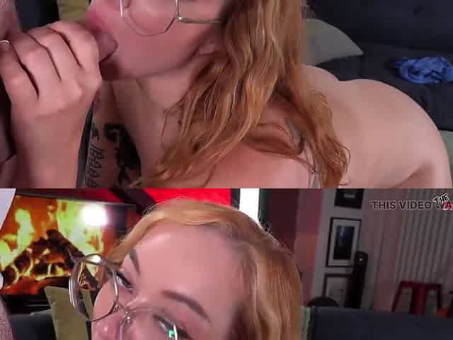 Emma Magnolia - Beautiful Ginger Sure Knows How To Make A Big Cock Explode!