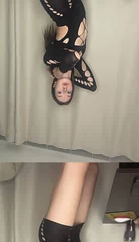 Worship Giantess Body in Sexy Nylon Dress