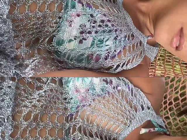 I was relaxing in the hammock and I got really horny.