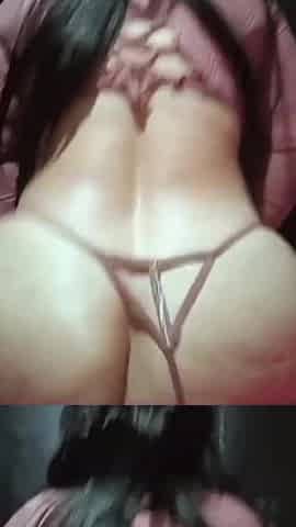 JULALY1008 RIDING HER GIANT CUM BACK END