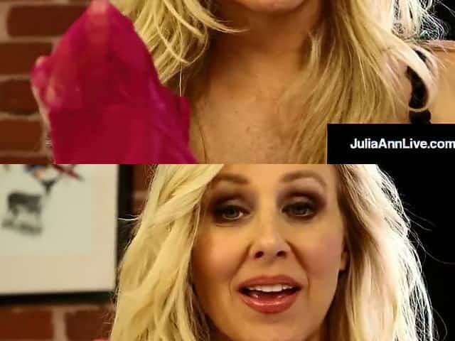 Mega Sexy Mother I'd Like To Fuck Julia Ann Soaks Her Pants in Vagina Juice!