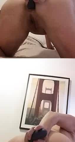 Big boobs milf masturbates with her dildo