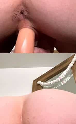 Skinny Blonde Teen Anal amp Vaginal Toys DP