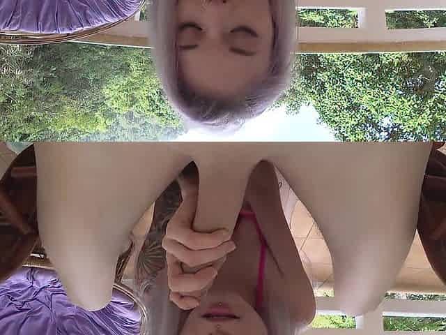Drilled a youthful wench on the balcony. All neighbors heard groans. POV.