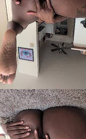 Virginal Black Angel Screws her booty for the 1st time