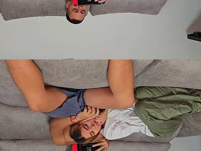 My Nymphomaniac Girlfriend Sits on My Lap and My Cock Stops From the Desire I Have for Her, I Fuck Her Non-stop