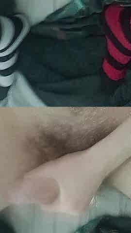 Femboy squirts cum during the time that begging for a BBC
