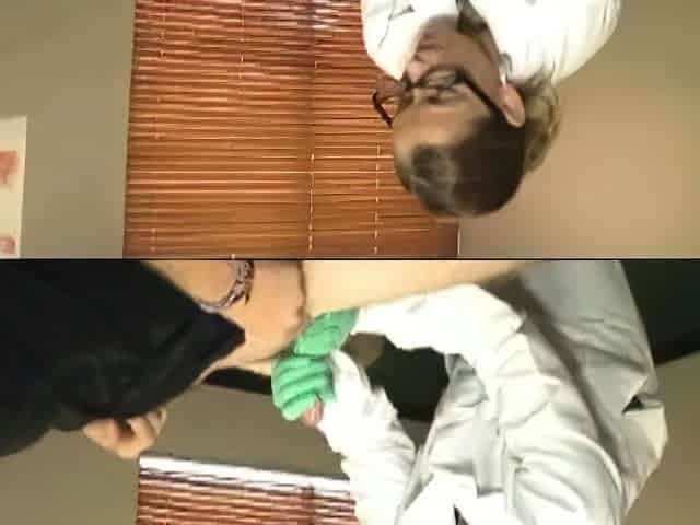 Billy is frightened by the amount of sperm he can spurt.