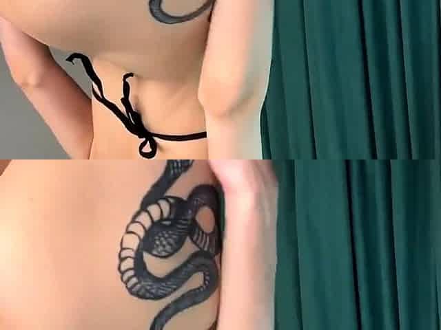 Pink-Haired Asian Babe Dances, Sucks, and Plays with Dildo
