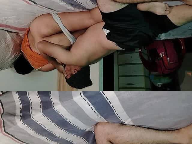 My Stepsister Lying on Her Bed I Get Into Her Little by Little and I Start Kissing Those Delicious Buttocks Very Well