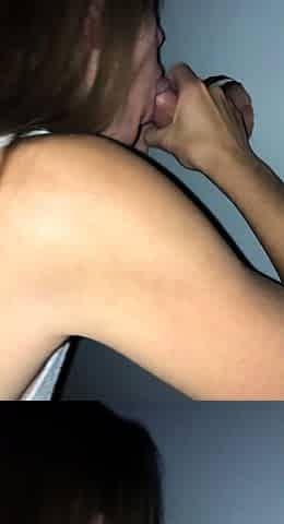 Facialized blowjob amateur glory hole