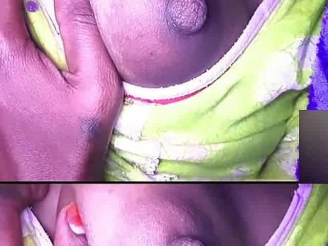 Indian Village Aunty Playing with Her Boobs Ready for Fucking in Midnight