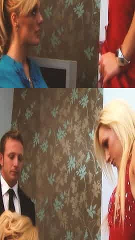 Cozy Friends Scene-2_busty Blonde MILF Shares Her Blonde Friend with Her Husband