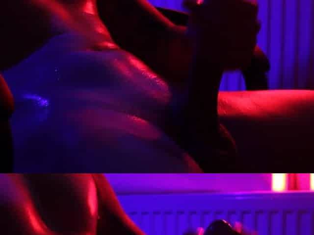Indeed Concupiscent Ribald Chap Masturbating Large Ramrod Whilst Groaning