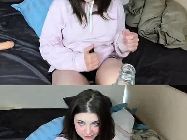 Solo Female Orgasms with Dildo and Vibrator