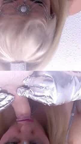 Divine blowjob by mature godess