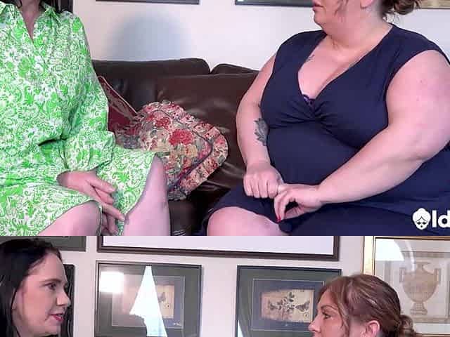 Breasty And Fat Lesbos Licking And Fingering - OLDNANNY