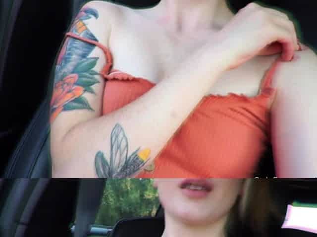 Amateur blonde having solo pleasure