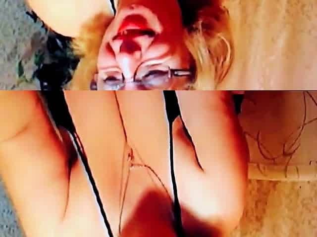 Big-Titted BBW Mature Masturbates on Webcam