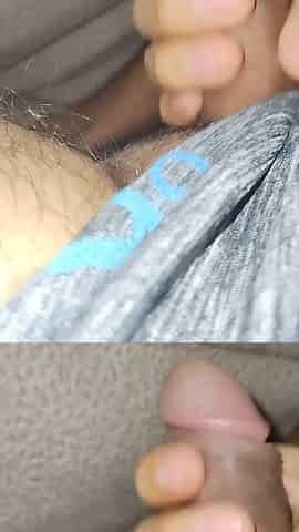 Masturbation with cock-sock