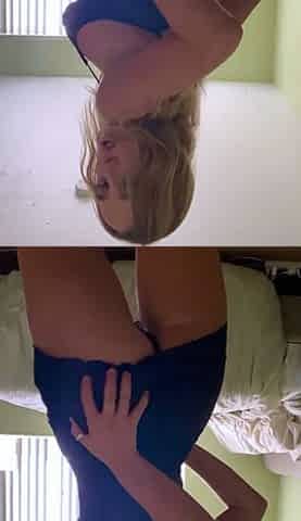 Amateur blond girl with big boobs getting fucked