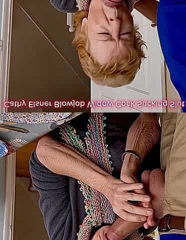Cathy Cock Sucking Blowjob Slut Granny Golf Club Slut Filmed Giving a Blowjob To a Man Friend